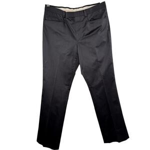 GUCCI Gray Trousers Pants Cotton Stretch Mid-Rise Straight Leg Formal Size 46 R